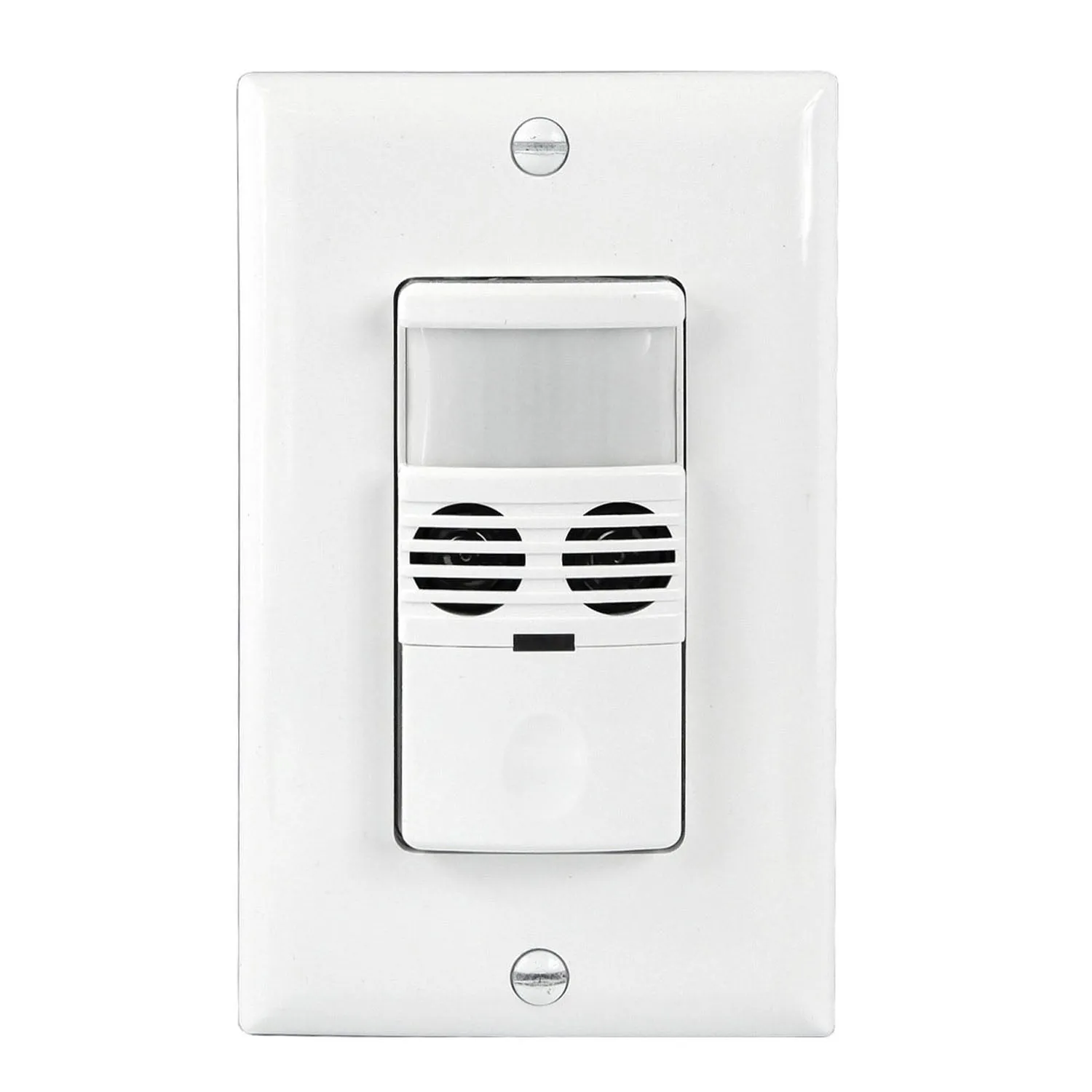 120-277V Occupancy/Vacancy Sensor Light Switch PIR/Ultrasonic White