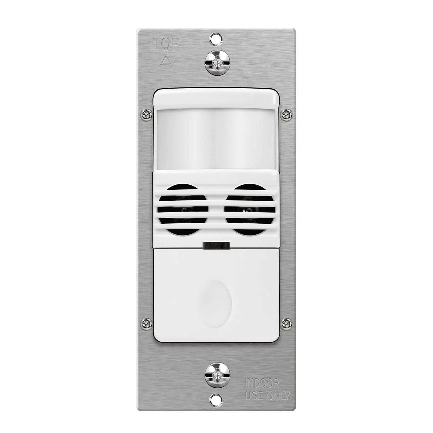 120-277V Occupancy/Vacancy Sensor Light Switch PIR/Ultrasonic White