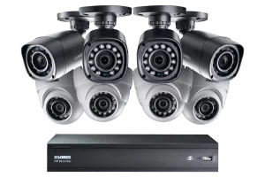 16 Channel Series Security DVR system with Lorex Cloud and 720p HD Cameras