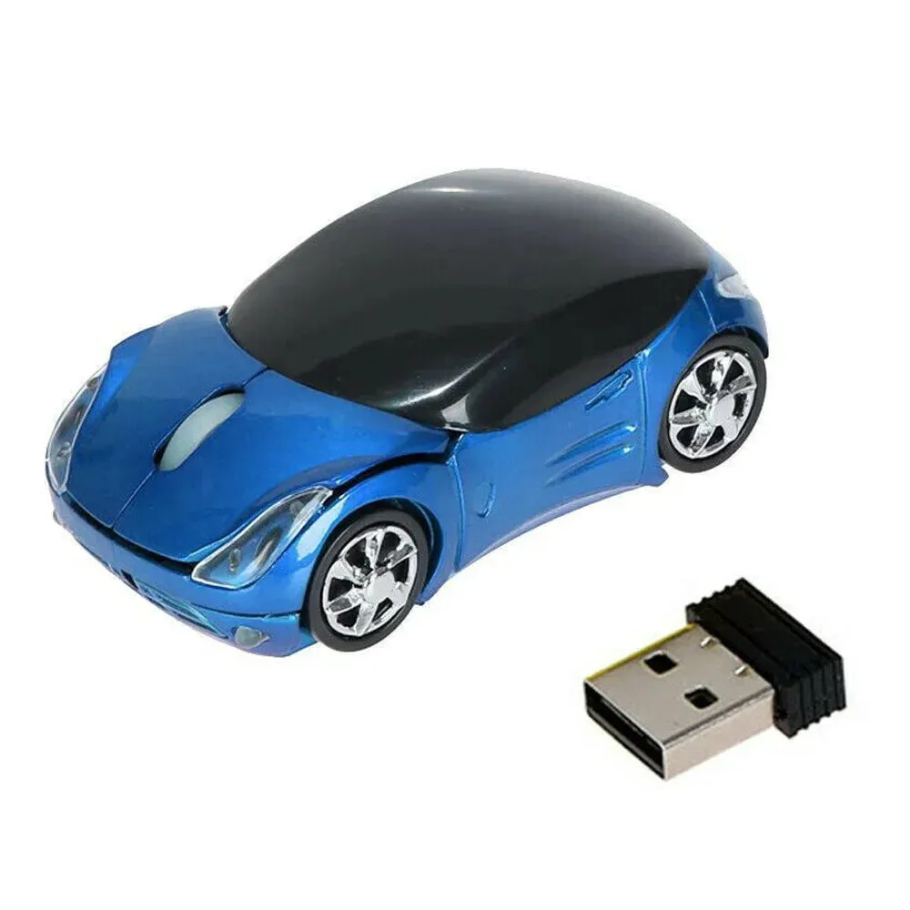 2.4G Wireless Car Mouse Portable 1600Dpi Mini Gaming Mouse For Laptops