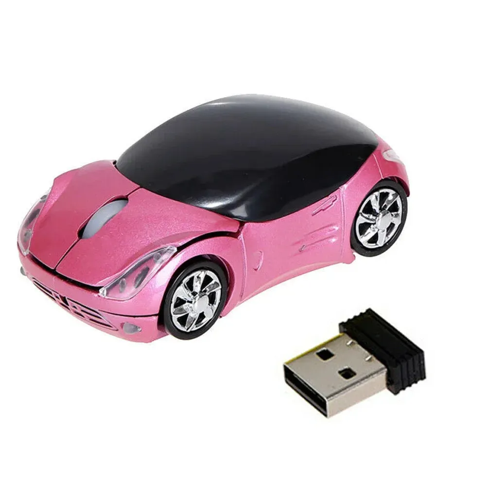 2.4G Wireless Car Mouse Portable 1600Dpi Mini Gaming Mouse For Laptops