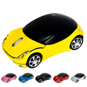 2.4G Wireless Car Mouse Portable 1600Dpi Mini Gaming Mouse For Laptops