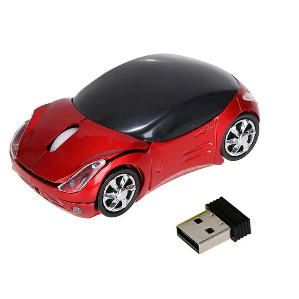 2.4G Wireless Car Mouse Portable 1600Dpi Mini Gaming Mouse For Laptops