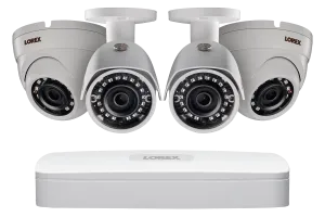 2K IP Security Camera System with 8 Channel NVR and 4 x 4MP 2K HD Outdoor 4MP Cameras