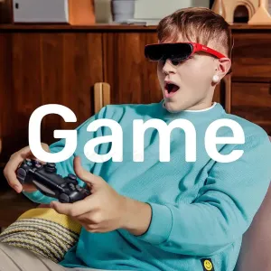 3D Pocket VR Smart AR Glasses 120" Screen 1080P OLED Dual Display 43°FoV 55PPD Home Game Viewing Device Glasses