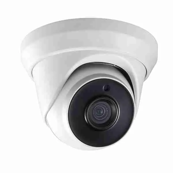 5MP HD TVI Advanced STARLIGHT EXIR Armored Dome Camera, White/Black Face