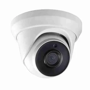 5MP HD TVI Advanced STARLIGHT EXIR Armored Dome Camera, White/Black Face
