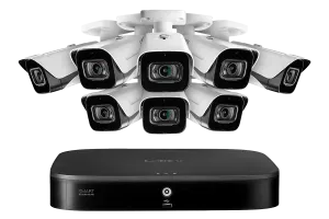 8-Channel 4K Security System with 8 Outdoor Audio Security Cameras