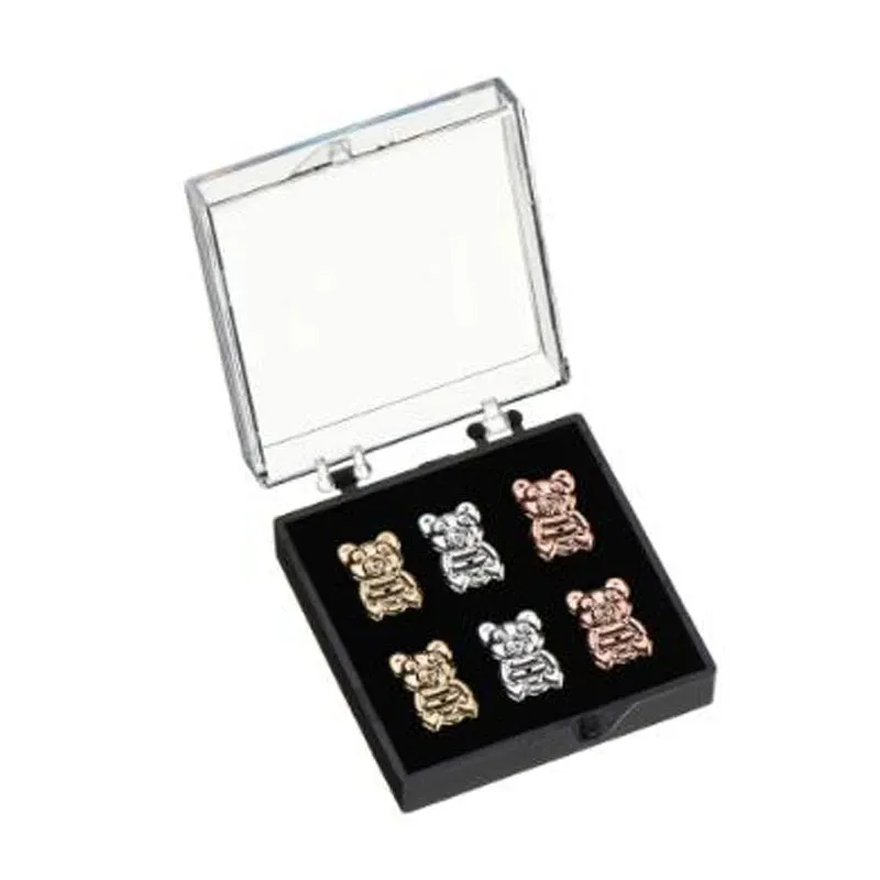 Adjustable Love Heart Stud Earring Lifts - Ear Lobe Support for Comfortable Wear M2082