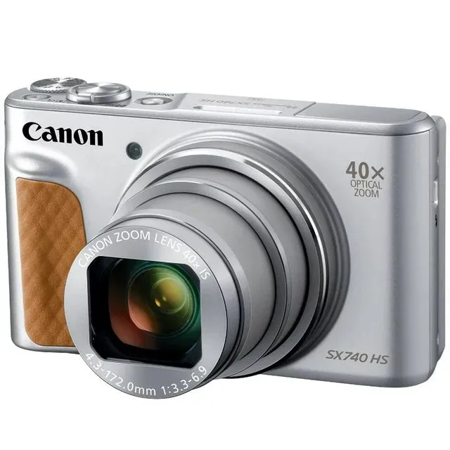 Canon SX740SL PowerShot SX740 HS Digital Camera - Silver