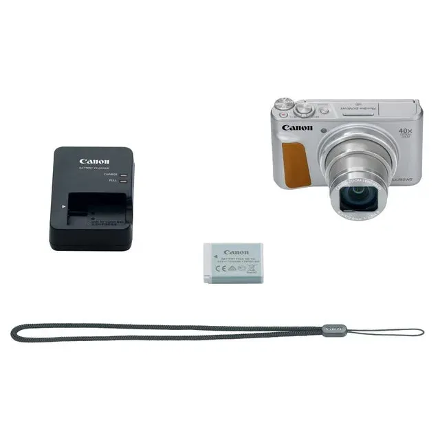 Canon SX740SL PowerShot SX740 HS Digital Camera - Silver