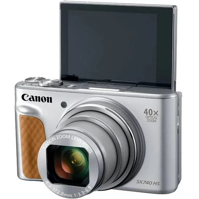 Canon SX740SL PowerShot SX740 HS Digital Camera - Silver
