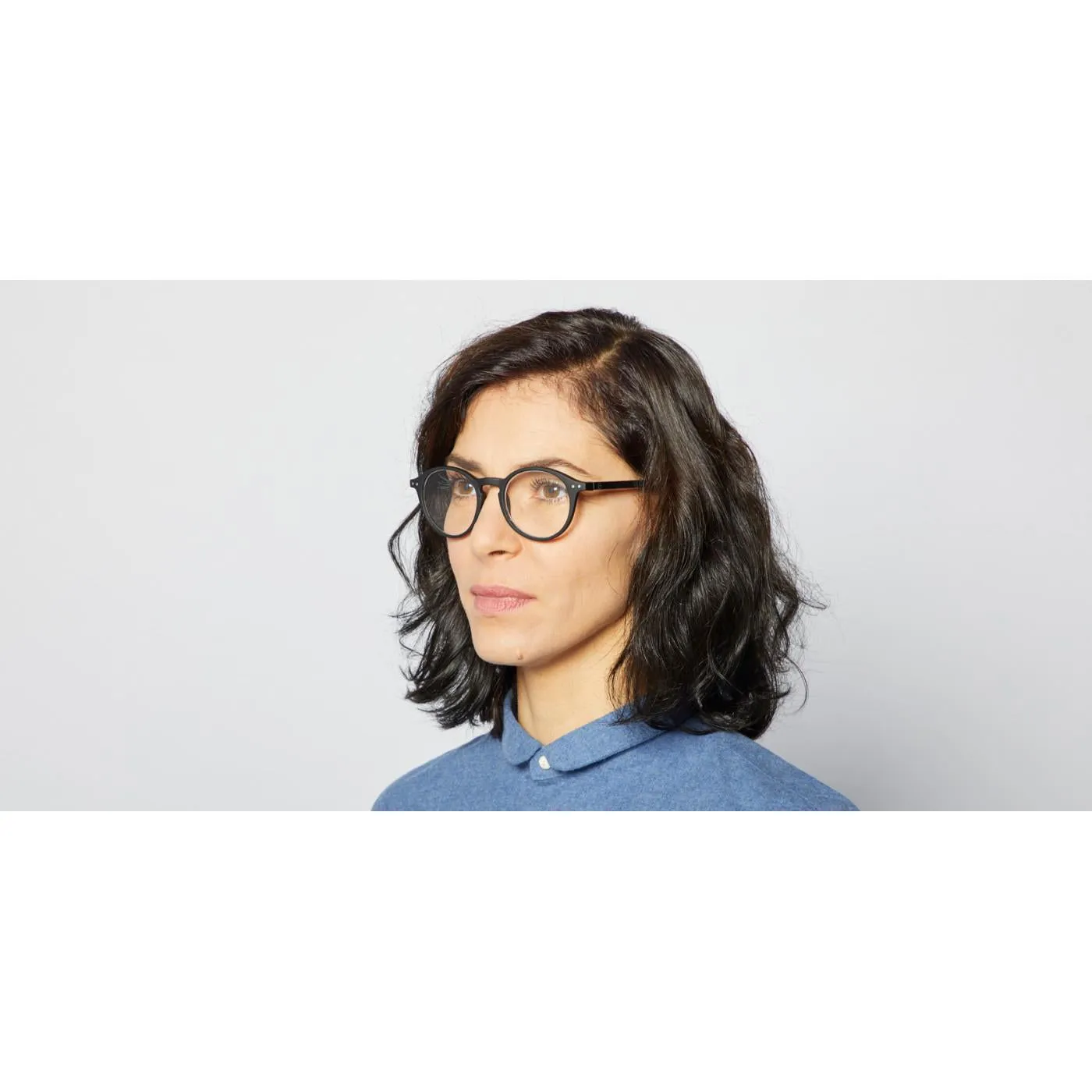 #D Reading Glasses (Black)