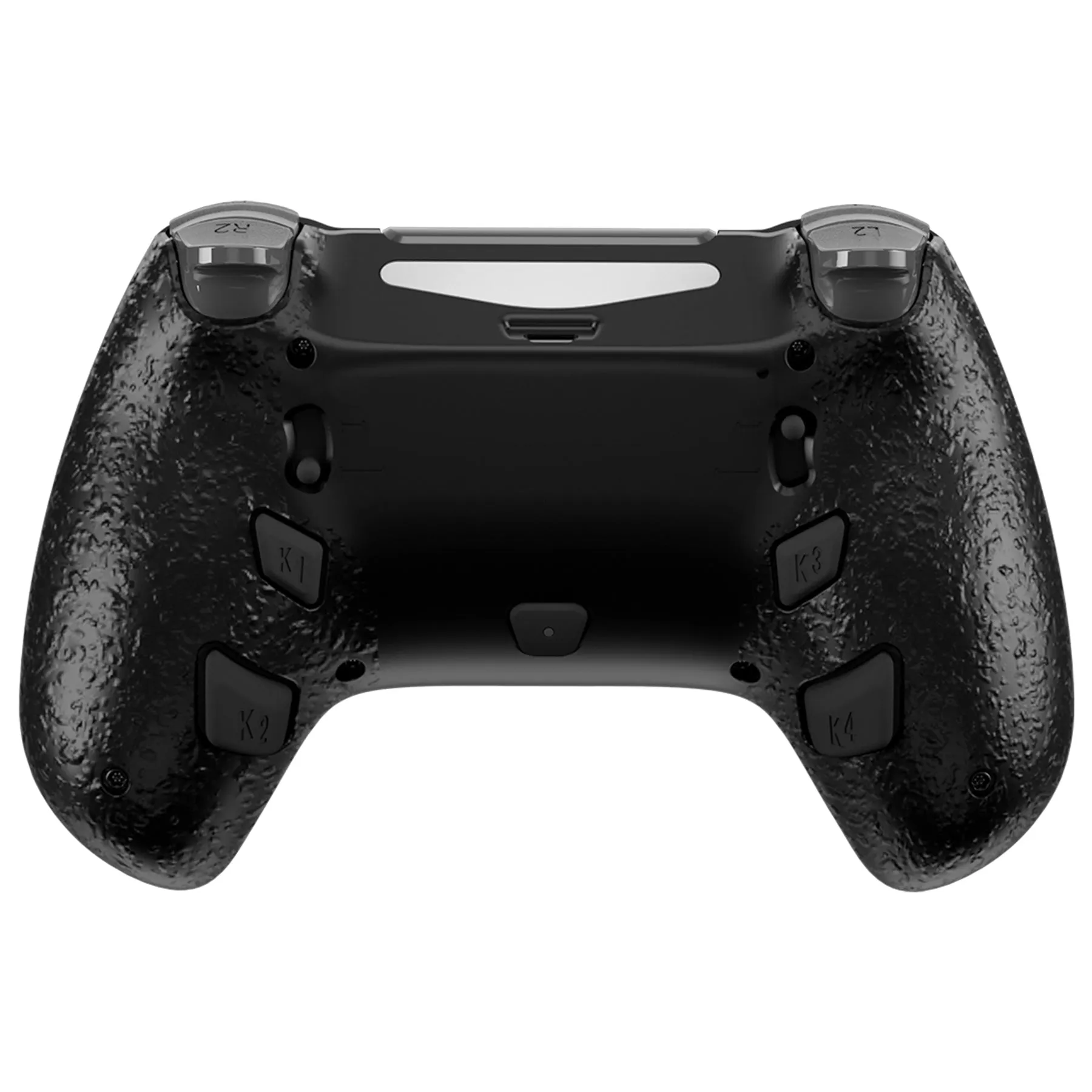 eXtremeRate Blood Zombie DECADE Tournament Controller (DTC) Upgrade Kit for PS4 Controller JDM-040/050/055, Upgrade Board & Ergonomic Shell & Back Buttons & Trigger Stops - Controller NOT Included - P4MG012