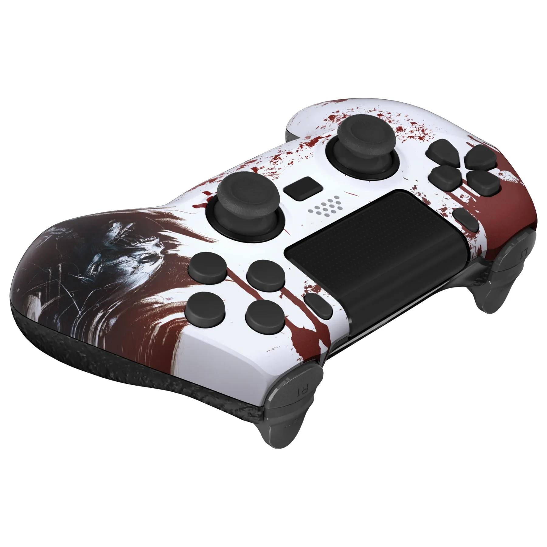 eXtremeRate DECADE Tournament Controller (DTC) Upgrade Kit for PS4 Controller JDM-040/050/055 - Blood Zombie