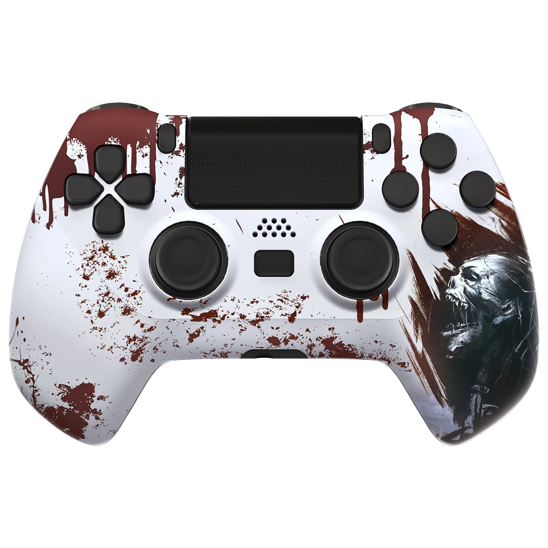eXtremeRate DECADE Tournament Controller (DTC) Upgrade Kit for PS4 Controller JDM-040/050/055 - Blood Zombie