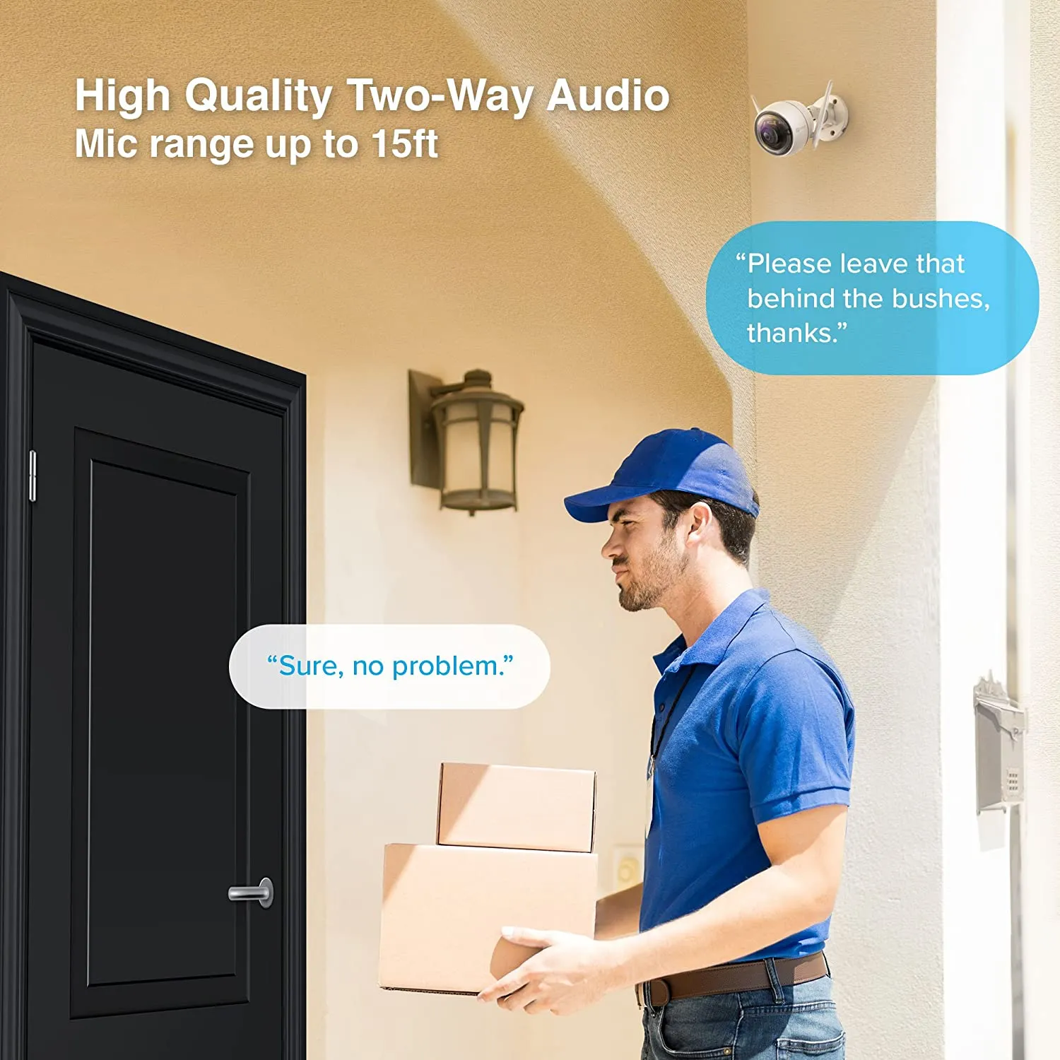EZVIZ C3W PRO 4MP Outdoor WiFi Security Camera | Two-Way Audio, Smart AI Person/Vehicle Detection