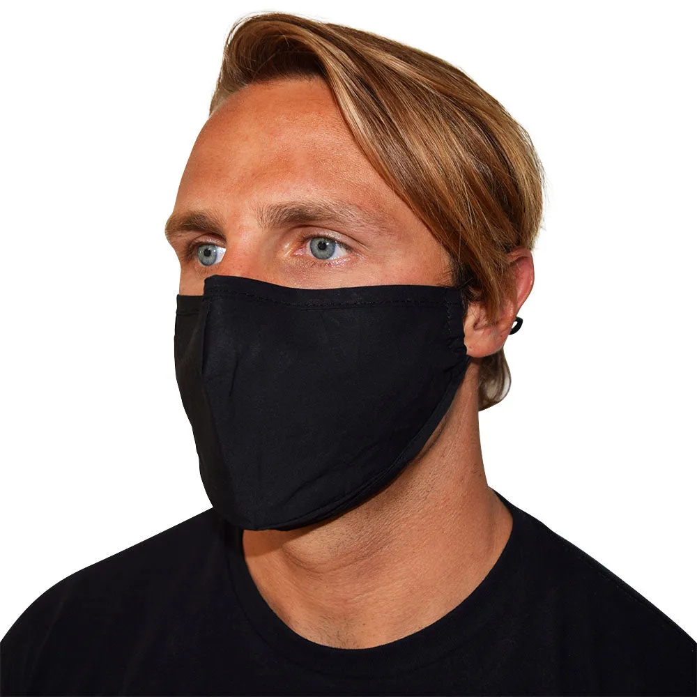 Face Mask Black Cotton