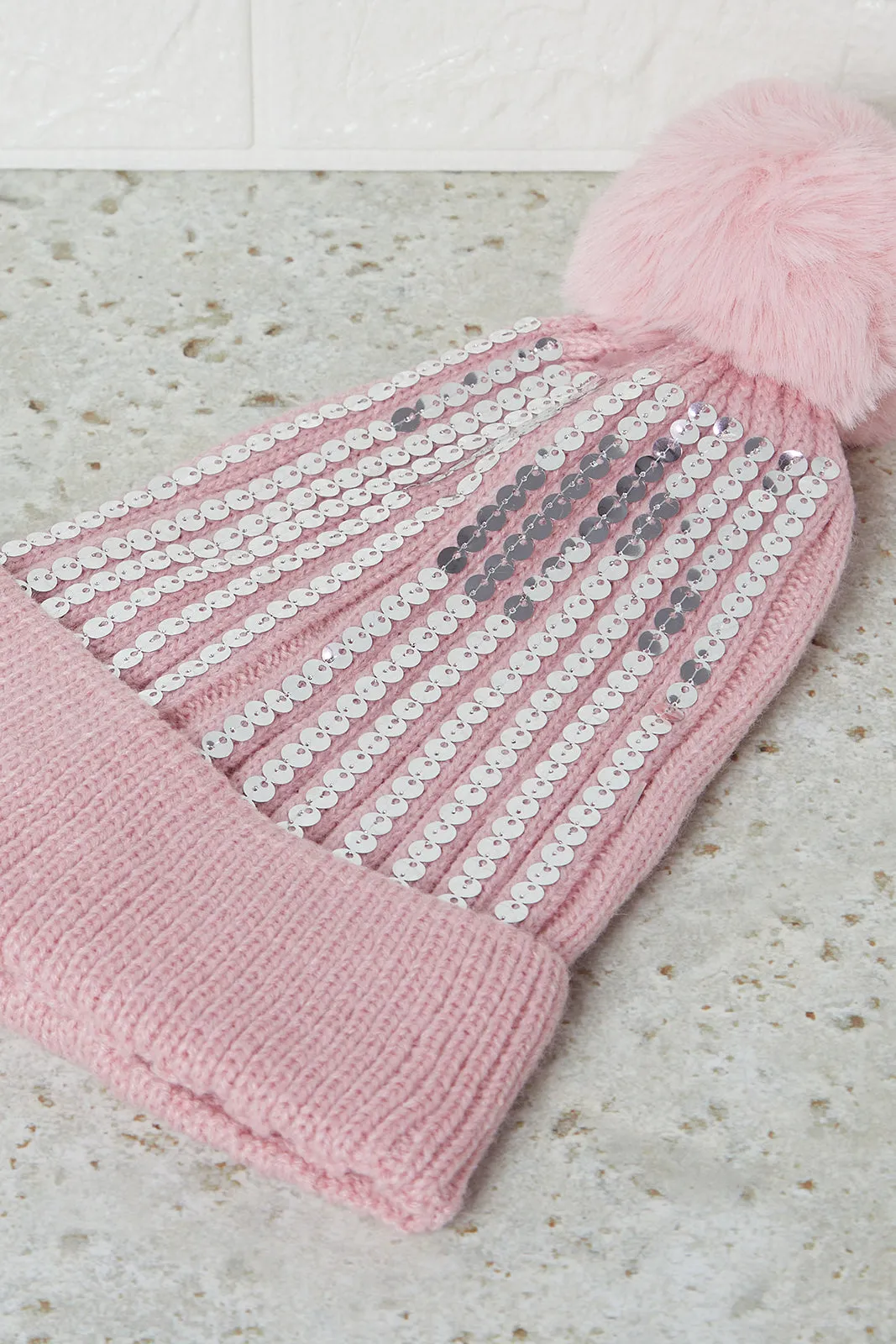 Girls MultiColour Embellished Icecap Set (3 Piece)