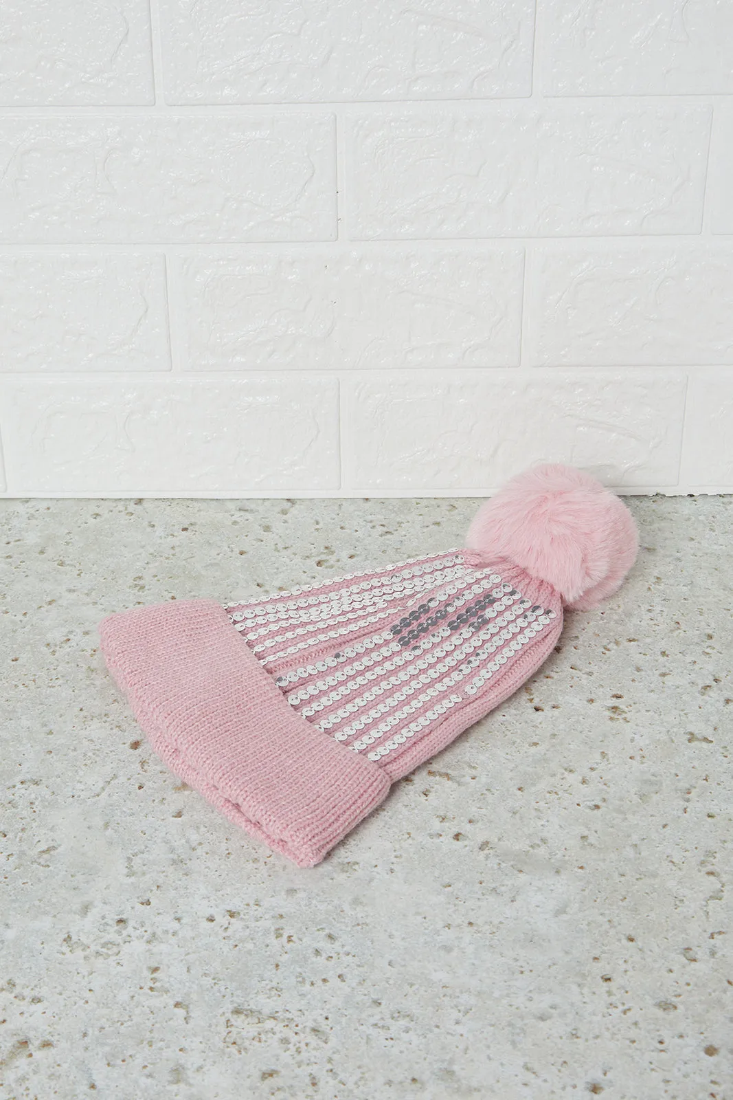 Girls MultiColour Embellished Icecap Set (3 Piece)