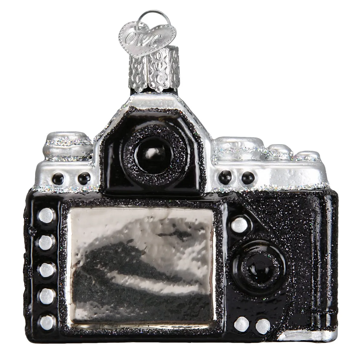Handblown Glass Ornament - Camera