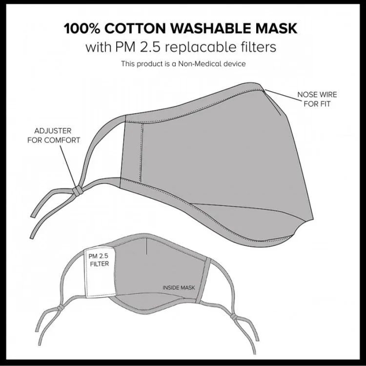 John Norris Country Face Mask - Blue
