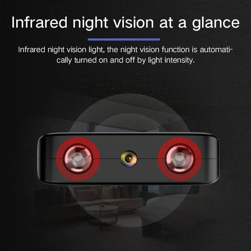 Lenovo XD Full HD 1080p Mini Secret Camera WiFi Night Vision Camera IR-CUT Home Security Camera HD Video Recorder Waterproof