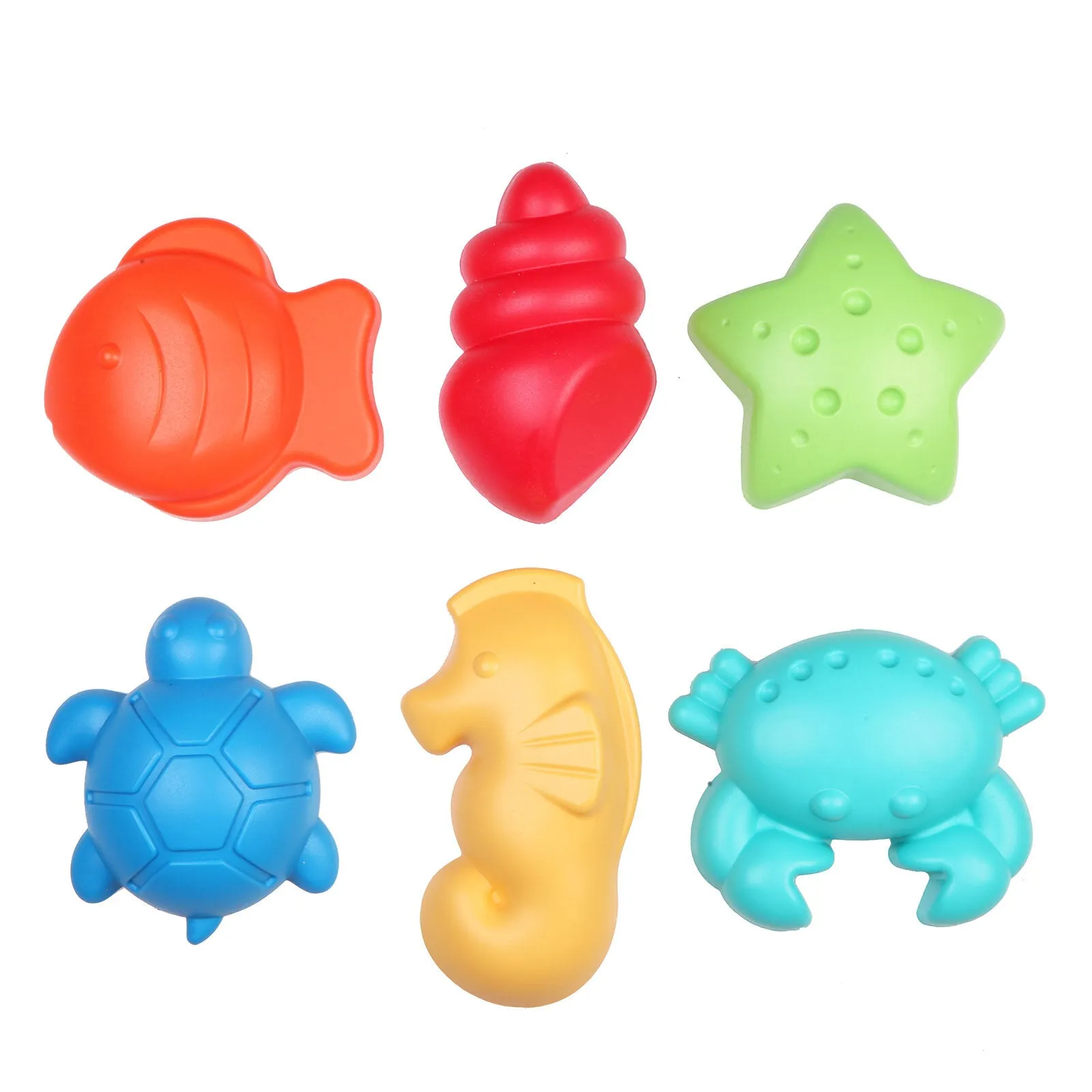 Let's Be Child Sand Mold Sea Animals 6 pcs Assorted