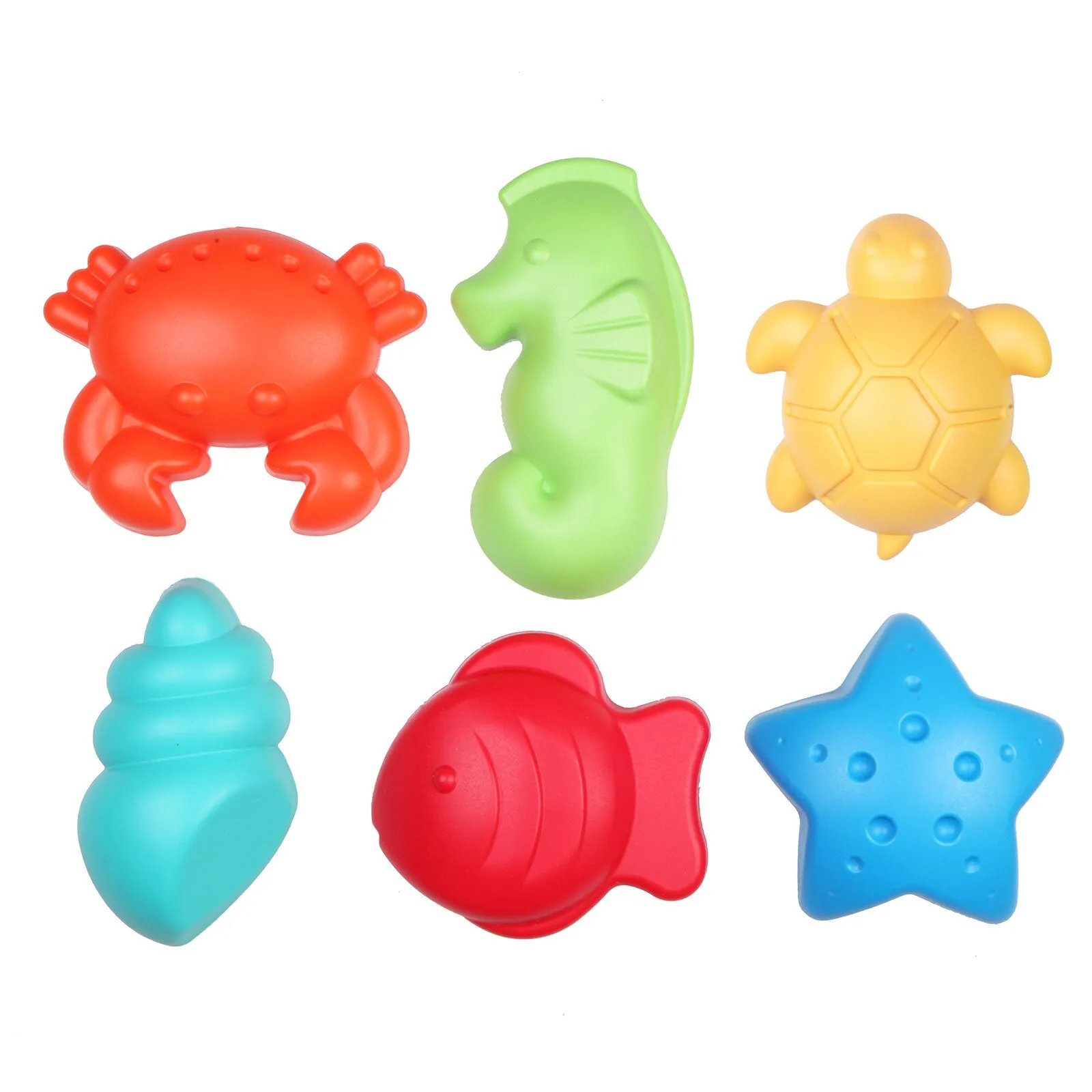 Let's Be Child Sand Mold Sea Animals 6 pcs Assorted