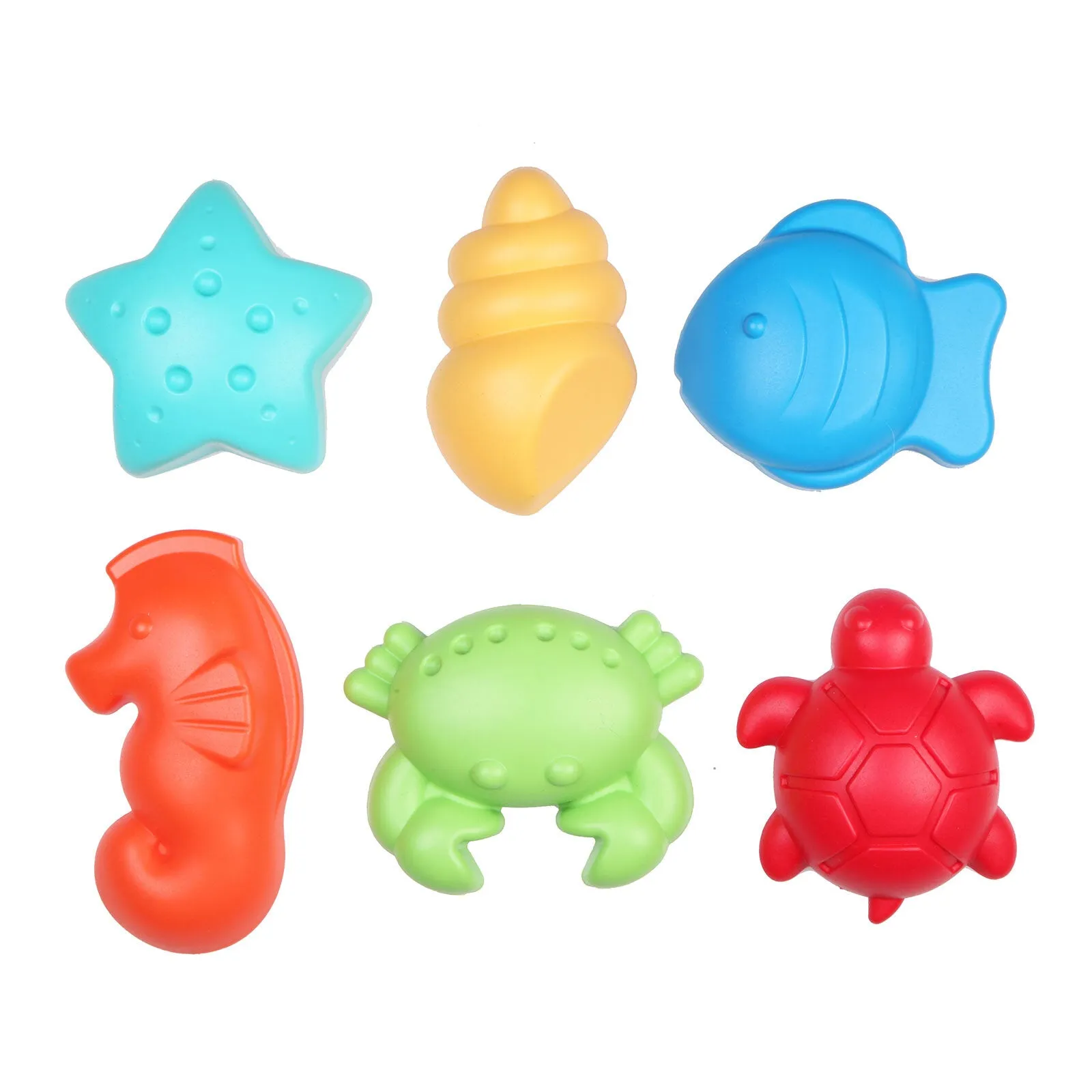 Let's Be Child Sand Mold Sea Animals 6 pcs Assorted