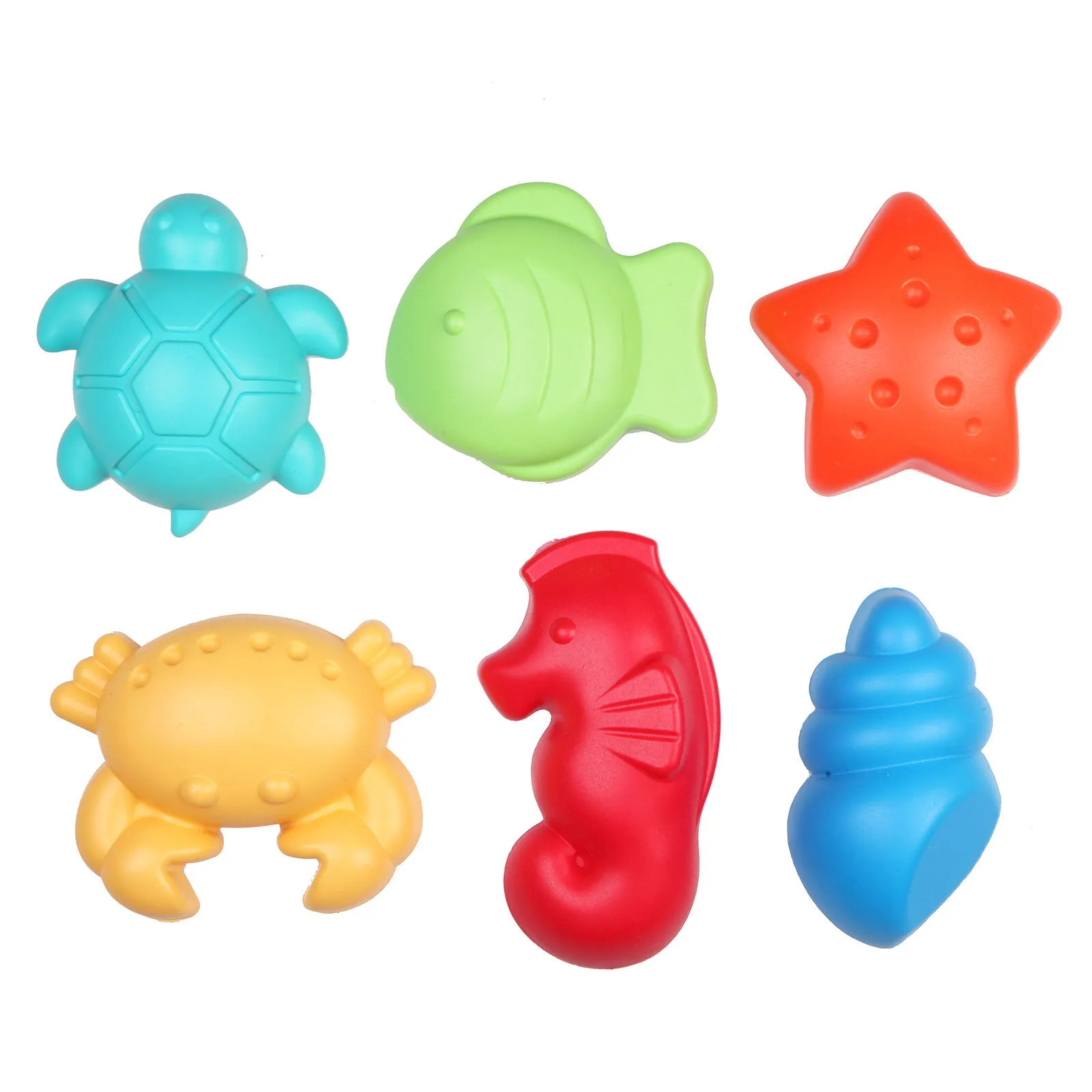 Let's Be Child Sand Mold Sea Animals 6 pcs Assorted