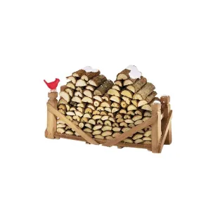 Log Pile Dept. 56 Village