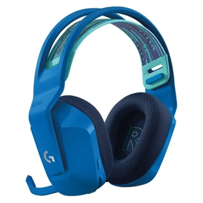 Logitech G733 Wireless Gaming Headset, Blue