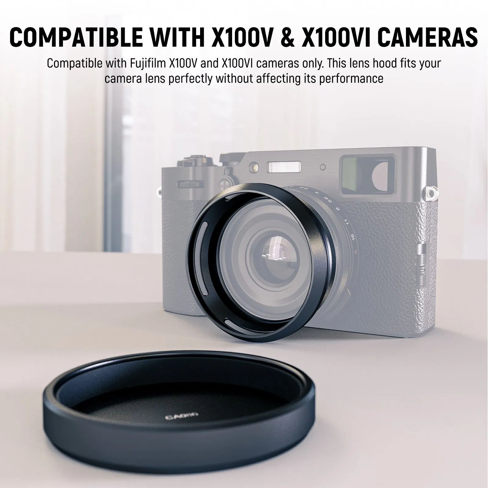 NEEWER CA086 Round Lens Hood For Fujifilm X100V & X100VI