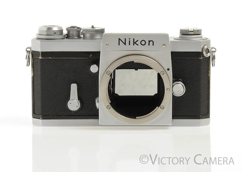 Nikon F Chrome 35mm Film Camera Body (only) [EXC-]