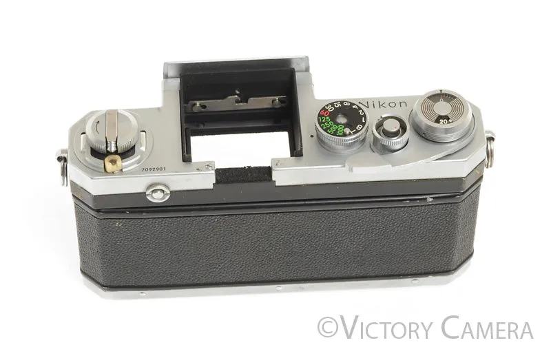 Nikon F Chrome 35mm Film Camera Body (only) [EXC-]