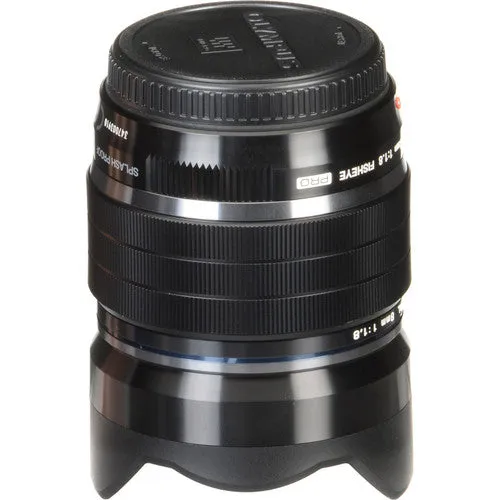 Olympus ED 8mm f/1.8 Fisheye PRO - Black