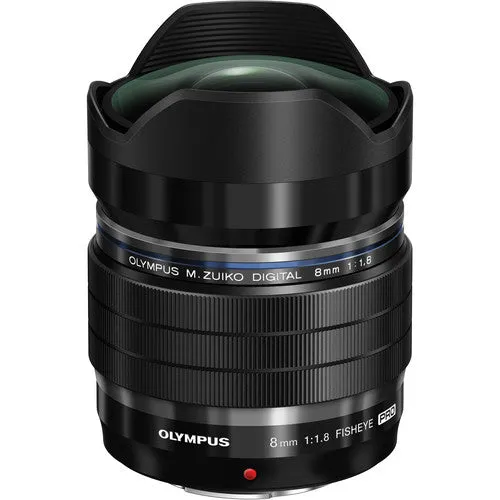Olympus ED 8mm f/1.8 Fisheye PRO - Black