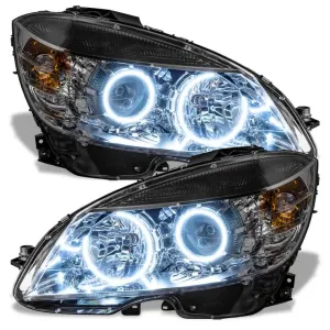 Oracle Headlight Halo Rings Mercedes C250 C300 C350 (2008-2011) Multicolored RGB LED