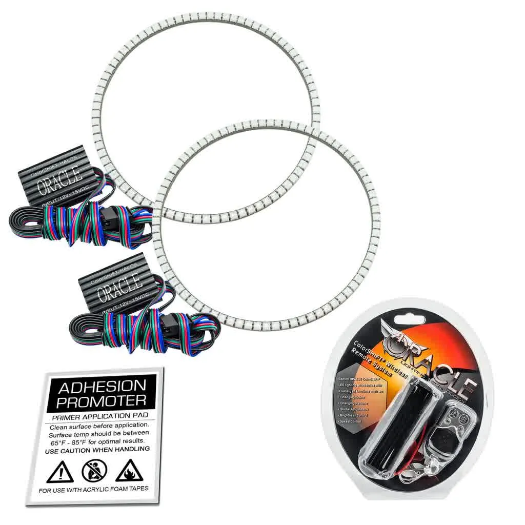 Oracle Headlight LED Halo Kit Jeep Wrangler TJ (97-06) [Waterproof - Surface Mount] Multicolored