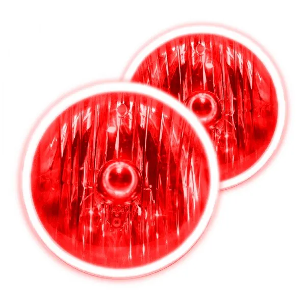 Oracle Headlight LED Halo Kit Jeep Wrangler TJ (97-06) [Waterproof - Surface Mount] Multicolored