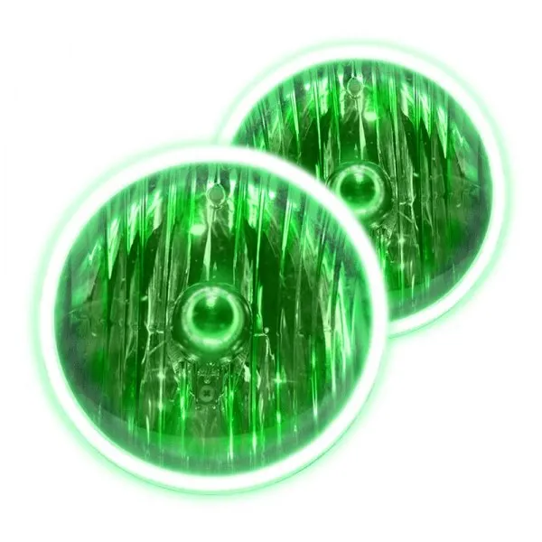 Oracle Headlight LED Halo Kit Jeep Wrangler TJ (97-06) [Waterproof - Surface Mount] Multicolored