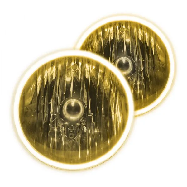 Oracle Headlight LED Halo Kit Jeep Wrangler TJ (97-06) [Waterproof - Surface Mount] Multicolored