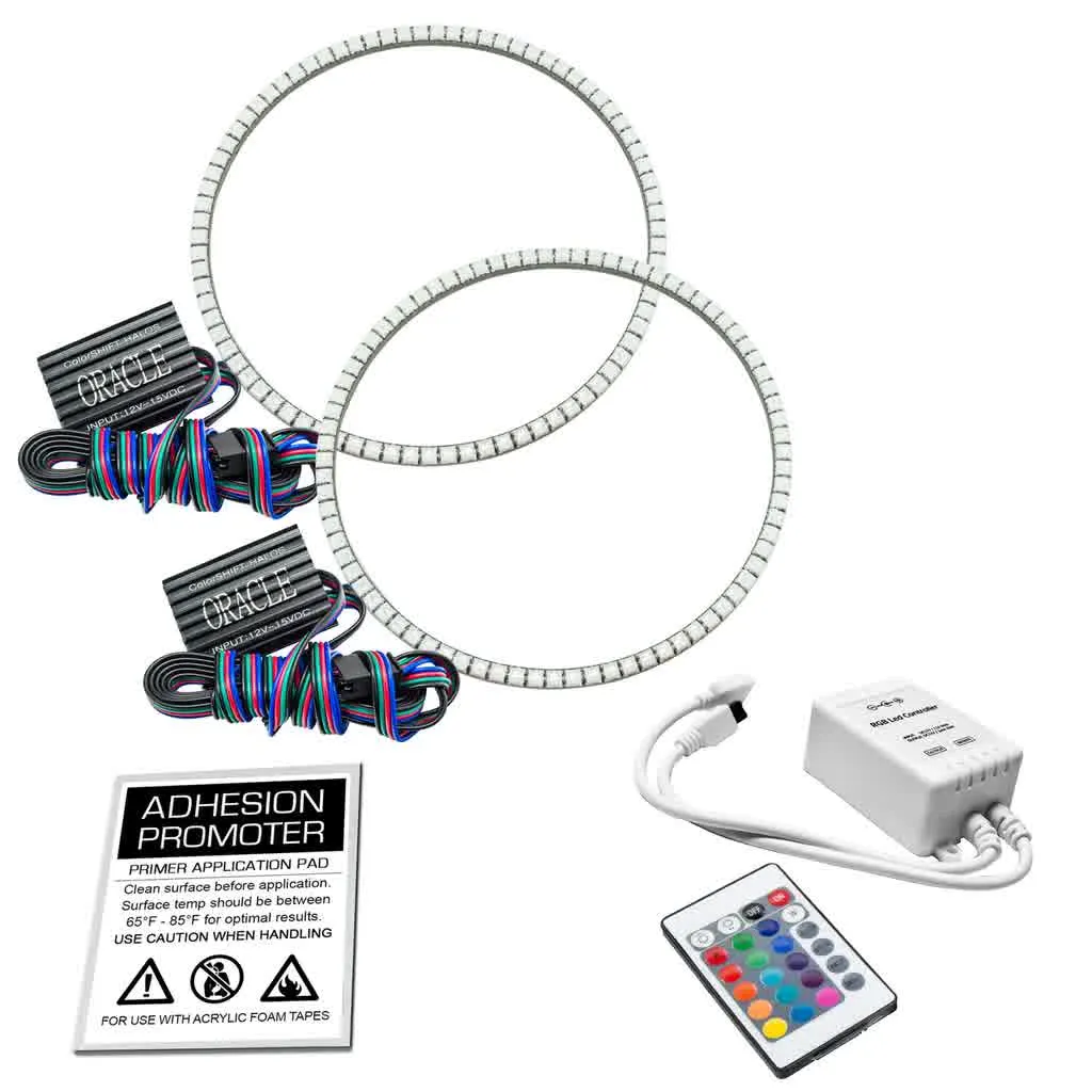 Oracle Headlight LED Halo Kit Jeep Wrangler TJ (97-06) [Waterproof - Surface Mount] Multicolored