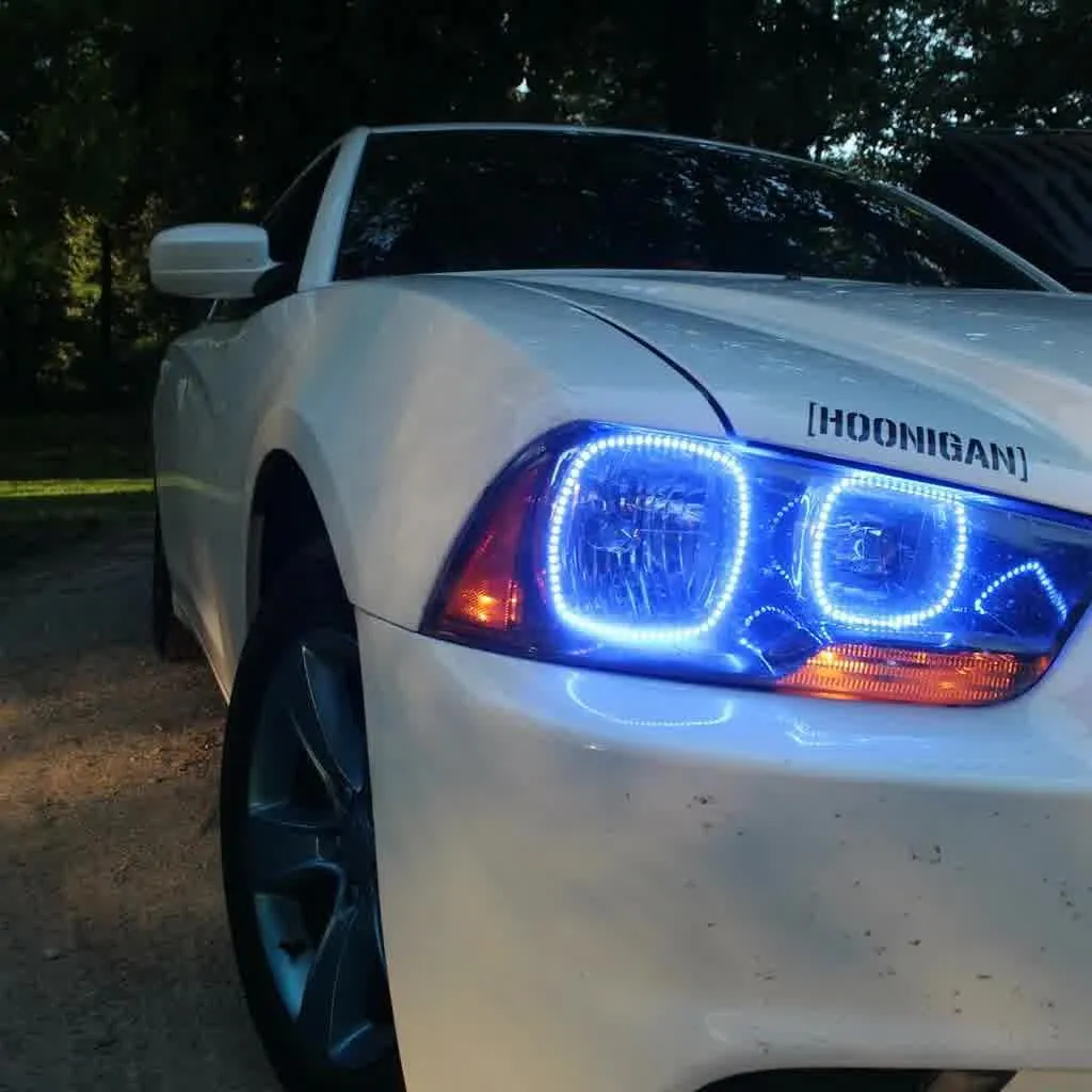 Oracle LED Headlight Halo Kit Dodge Charger (2011-2014) Multicolored