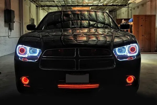 Oracle LED Headlight Halo Kit Dodge Charger (2011-2014) Multicolored