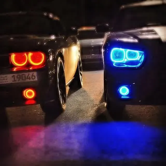 Oracle LED Headlight Halo Kit Dodge Charger (2011-2014) Multicolored