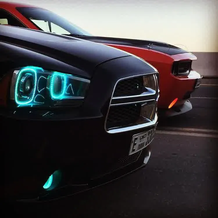 Oracle LED Headlight Halo Kit Dodge Charger (2011-2014) Multicolored