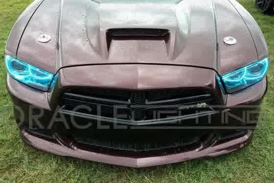 Oracle LED Headlight Halo Kit Dodge Charger (2011-2014) Multicolored