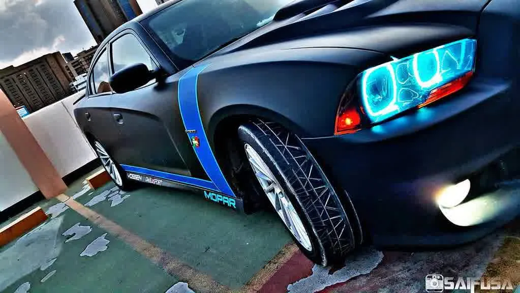 Oracle LED Headlight Halo Kit Dodge Charger (2011-2014) Multicolored